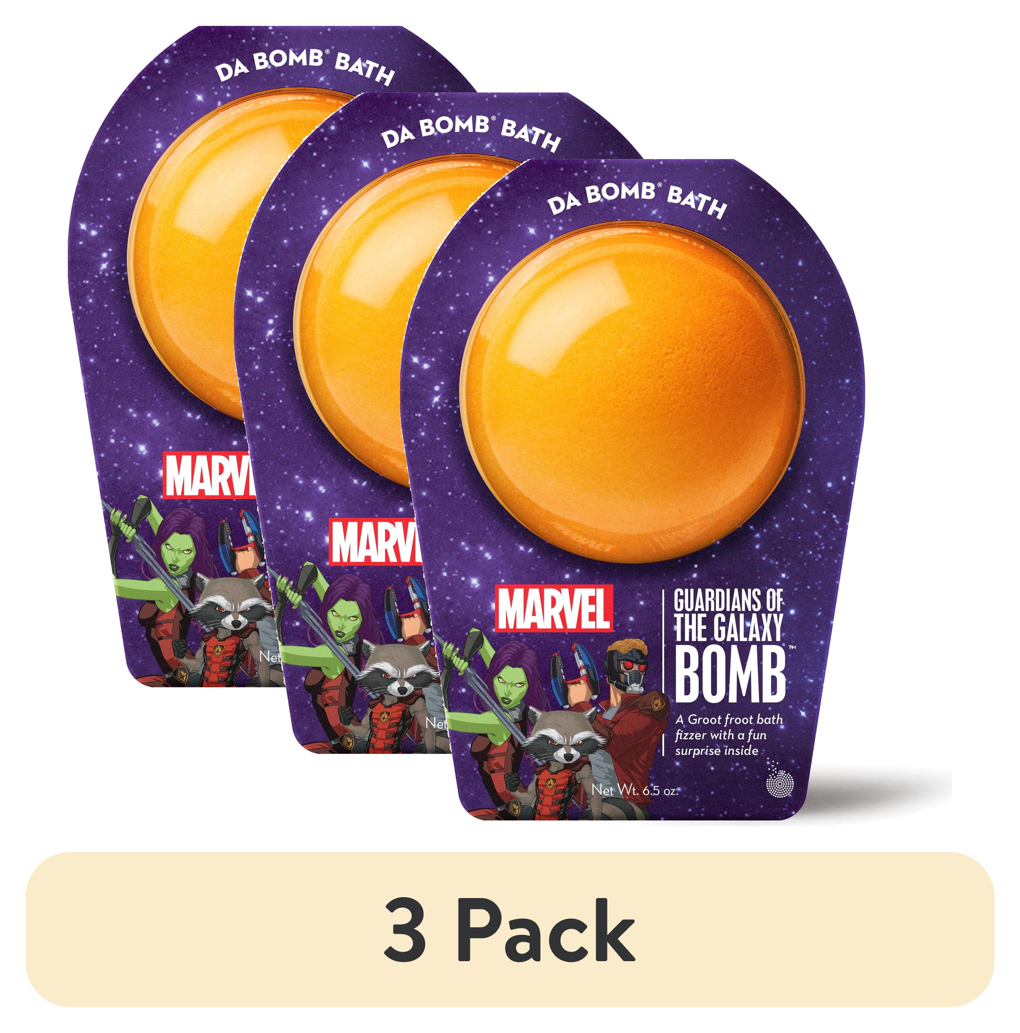 (3 pack) Da Bomb Bath Fizzers Guardians of the Galaxy Bath Bomb, 6.5oz